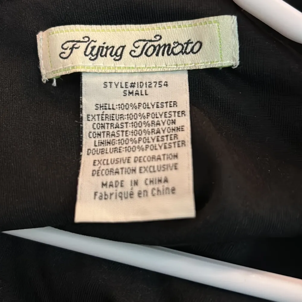 Anthropologie Flying Tomato Embroidered Waist Paisley Boho Chiffon Dress Size S - Image 5