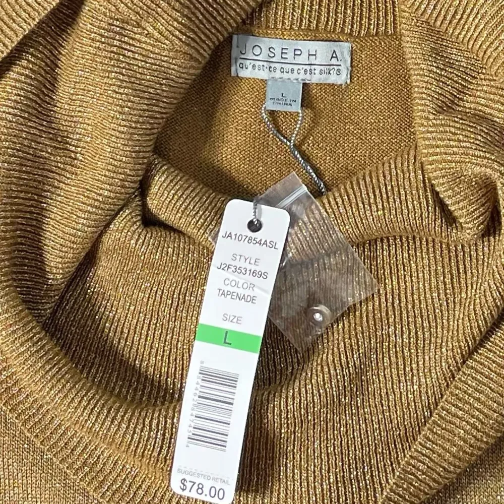 Joseph A. Ladder Sleeve Cowl Neck Sweater Soze L - Image 12