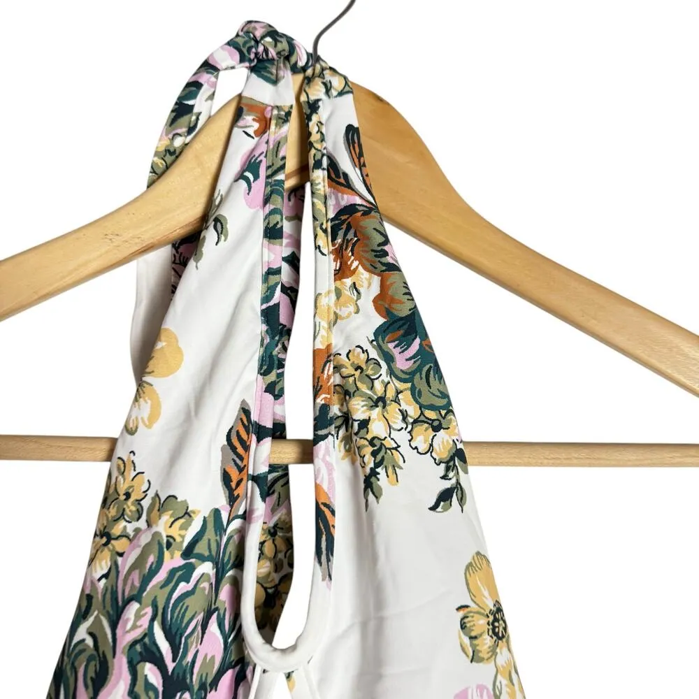 Maaji Jacobean Maia Plunge Floral Paisley Print Reversible One Piece Swimsuit M - Image 5