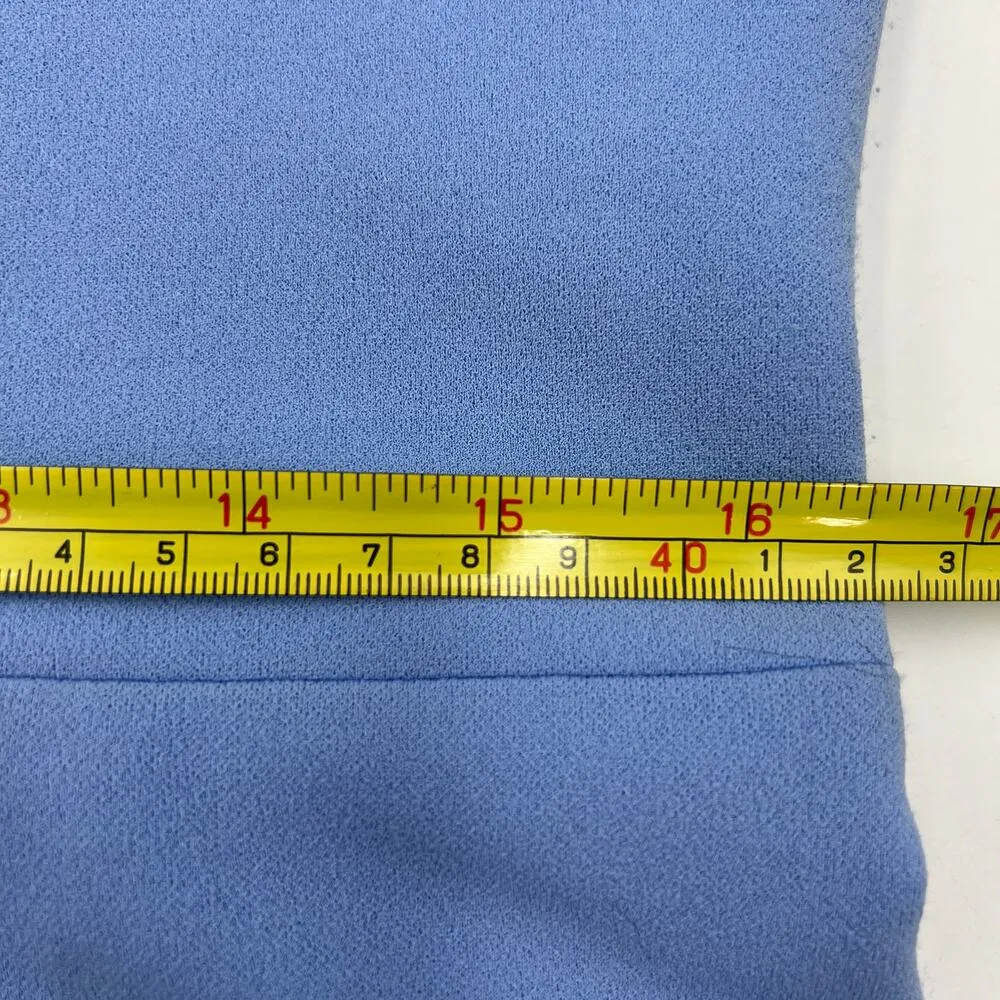 Dress The Population Mila Long-Sleeve Mini Dress Blue Anthropologie - Image 9