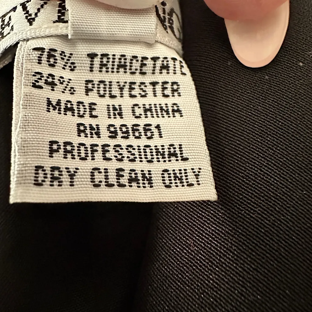 Anage Evenings Black Longline Blazer Jacket Formal Evening Coat Size 12 - Image 16