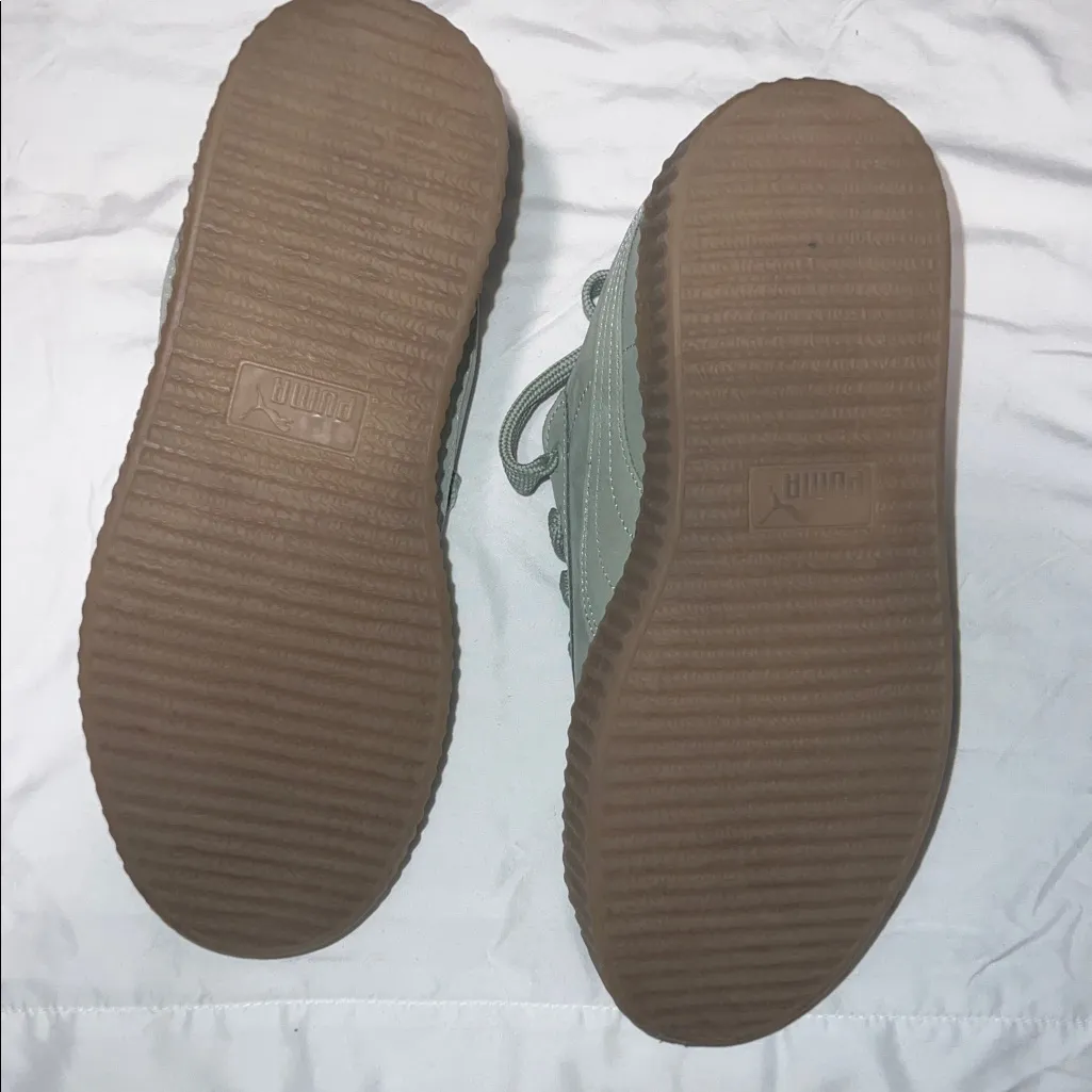 Puma Fenty Sage Green Sneakers - Image 5