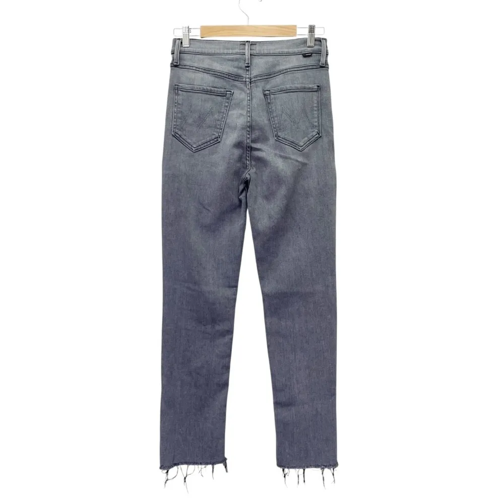 Mother Denim The Pixie Dazzler Ankle Fray Jeans Size 29 in Digging Up Dirt Gray - Image 3