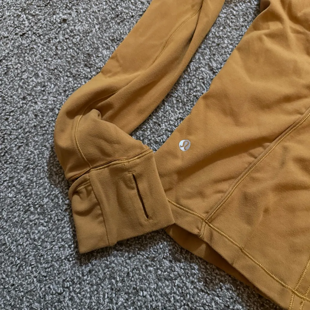 Lululemon Run Briskly 1/2 Zip Spiced Bronze Size 2 - Image 7