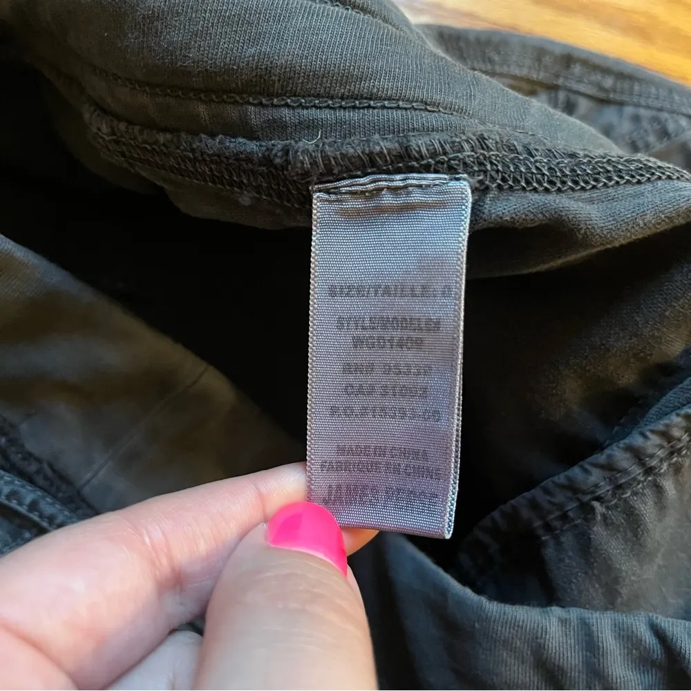 Standard James Perse faded black elastic drawstring pants size XS - Image 6