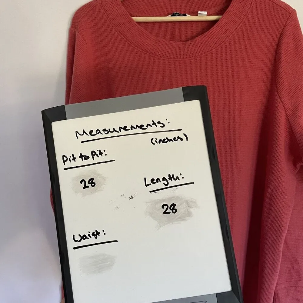 d&co comfort zone peach orange red women's size 2XL crewneck sweater casual warm - Image 6