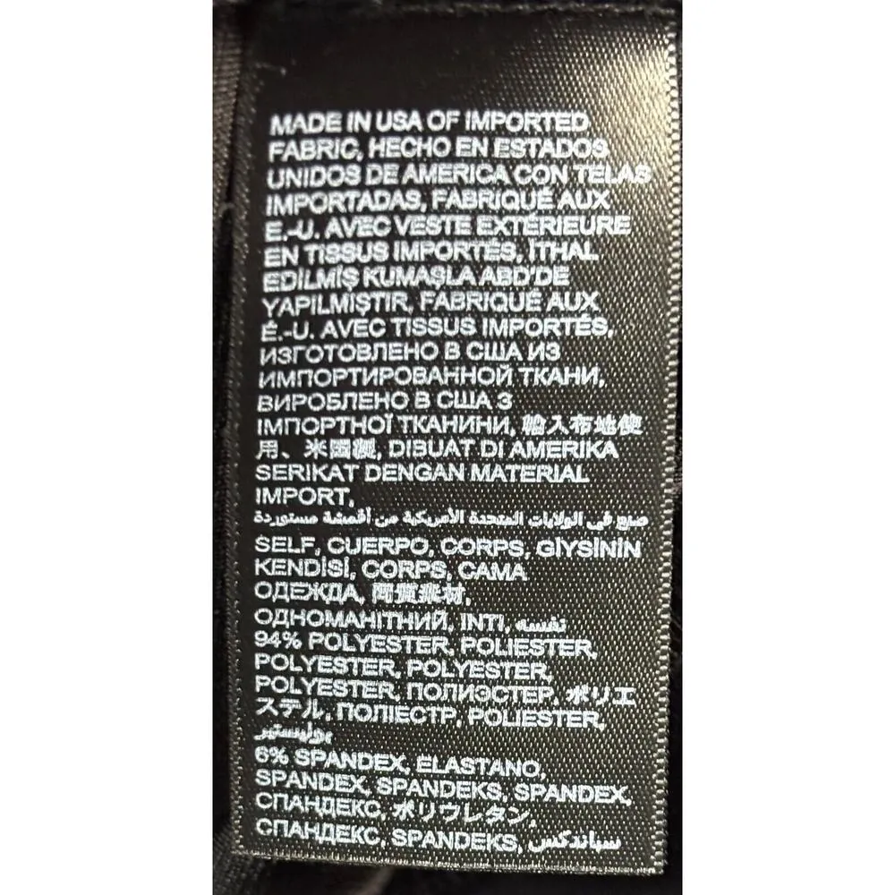 Bebe Pants Size Small Petitie Black Moto Zip Up Pleather Goth Skinny Jeans Sexy - Image 6