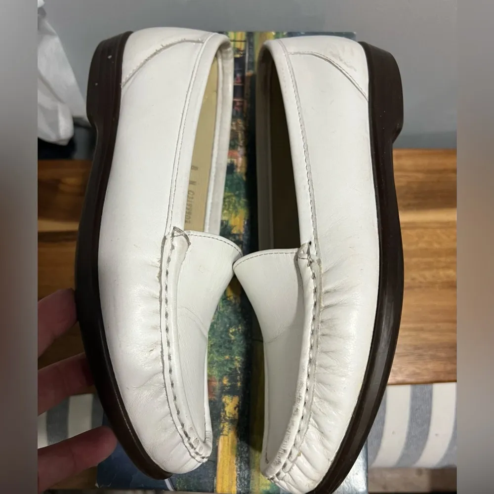 SAS Simplify Women's White Everyday Loafer Size 8 N - Image 2