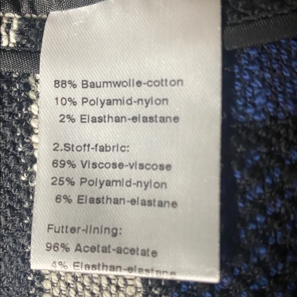 Akris Punto Switzerland Quiet Luxury Geometric Knit Bomber Jacket Sz 10 - Image 12