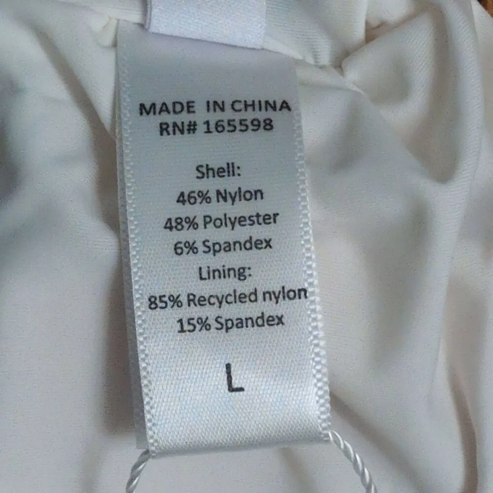 NWT Andie Sparrow Gingham Mandalay Bikini Top Tie Straps Swimwear Size Large - Image 5