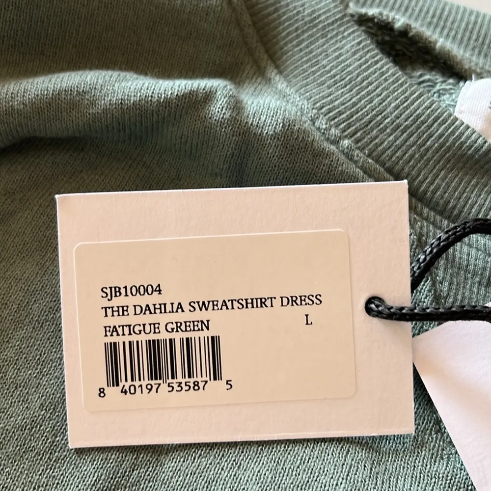 Bandier Damen Sincerely Jules X Dahlie Sweatshirt Fatigue Green - Image 4