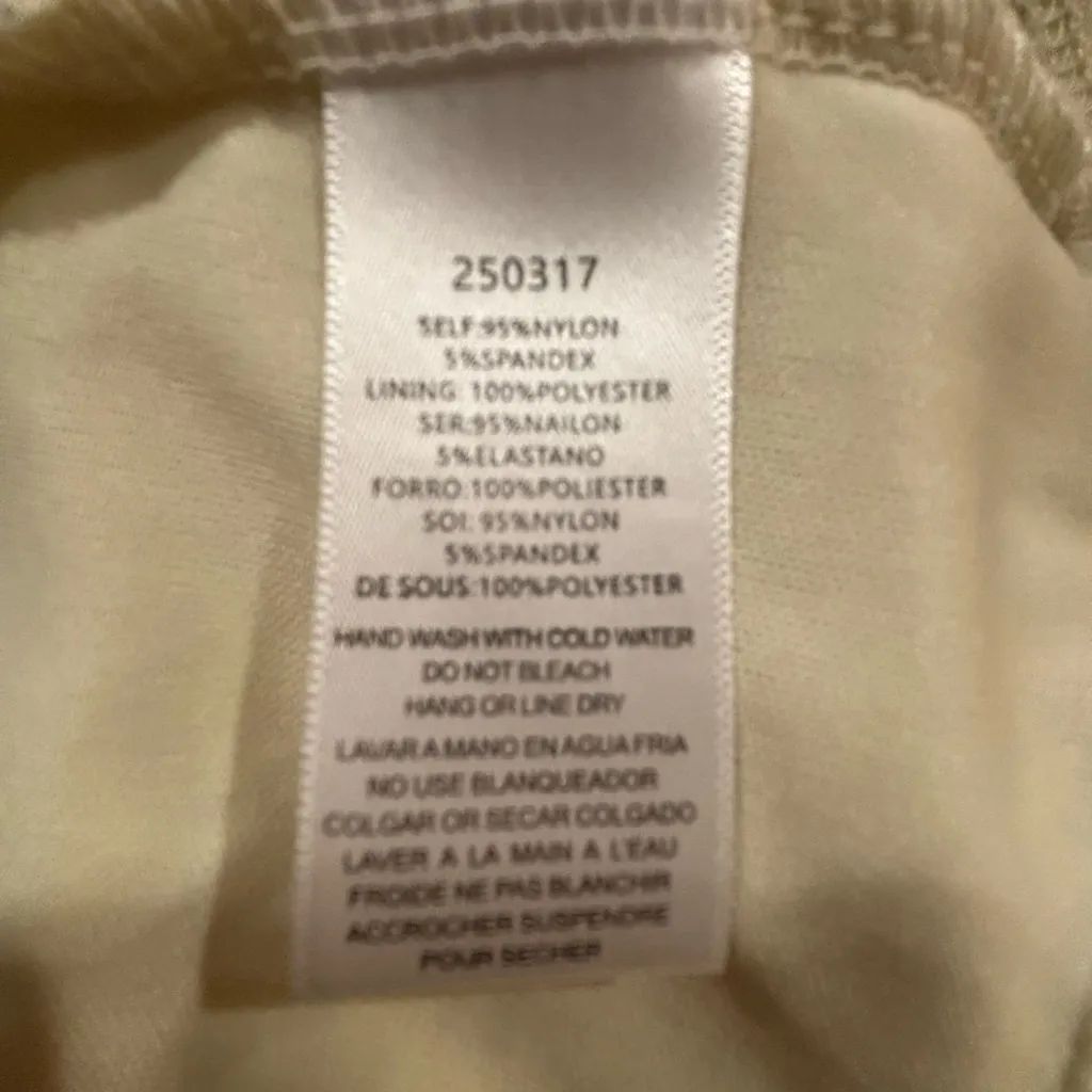 Lace Mini Dress Ethereal Fairy Coquette Ruffle Hem Cottagecore Slip size Small - Image 6