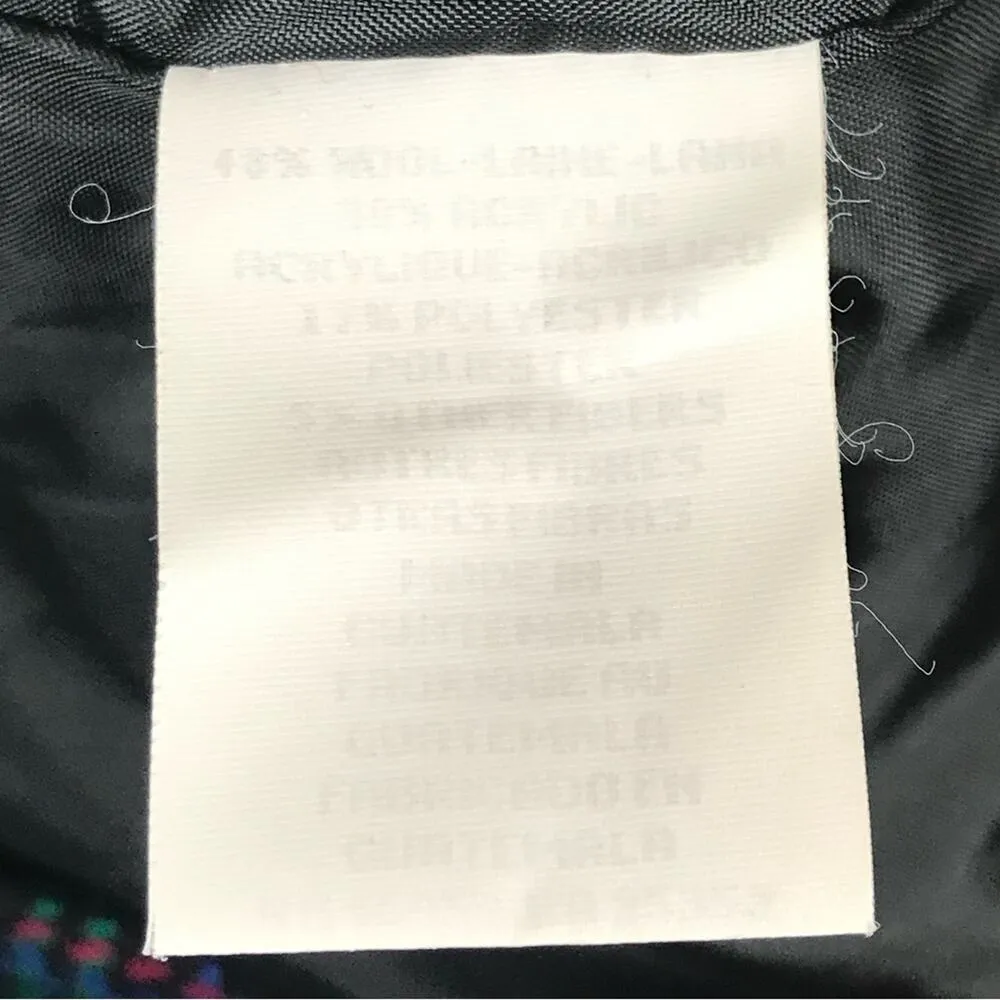 Vintage Joan Leslie Tweed Skirt Wool Blend Pink Green Blue Plaid Retro Skirt 6P - Image 12