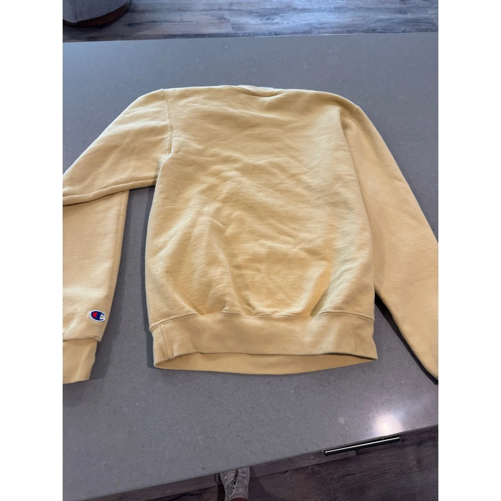 Champion University of Colorado CU Buffaloes Pullover Sweatshirt XS Yellow - Image 7