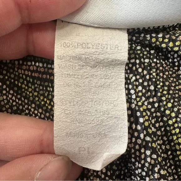 Vintage Dressbarn Blouse Womens Petite Large Tank Top Underneath High‎ Low Hem - Image 10