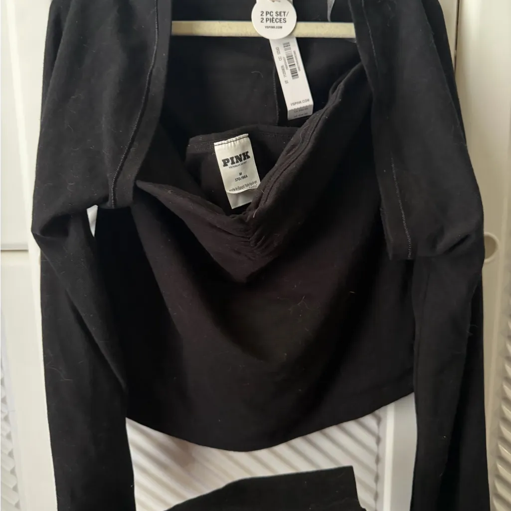 Pink Black Tube Top and Bolero - Image 5