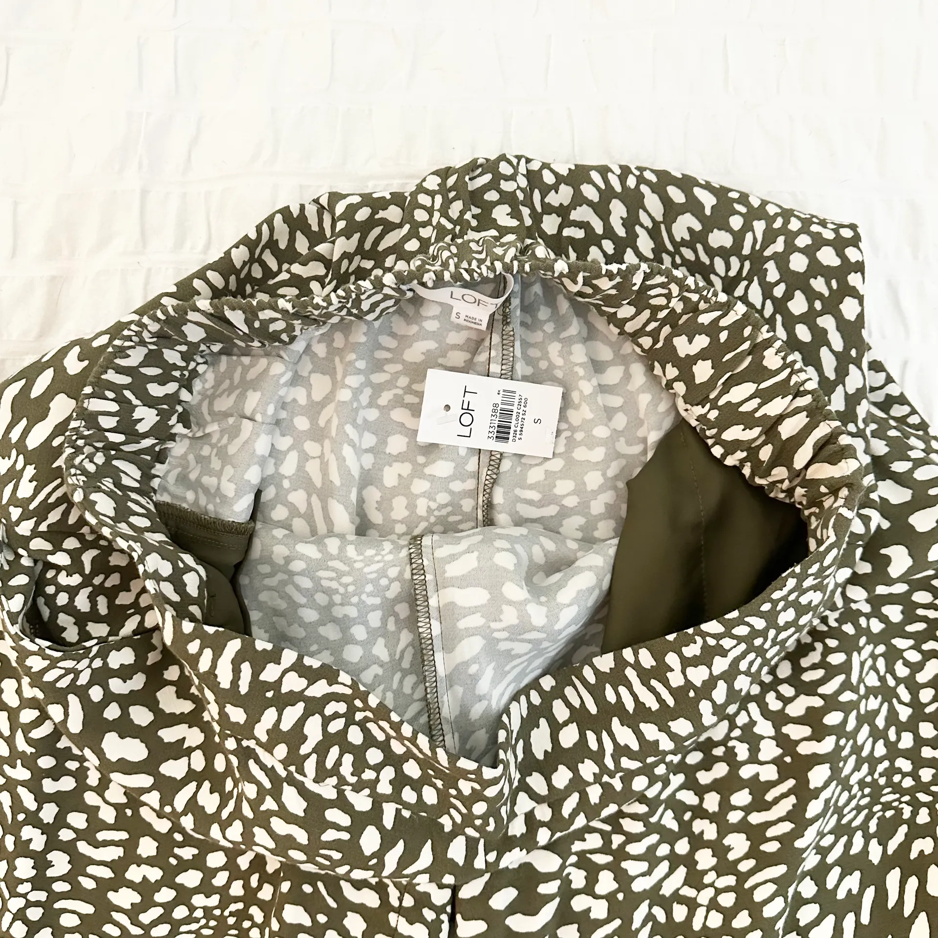 NWT LOFT Wide Leg Animal Print Pants - Image 6