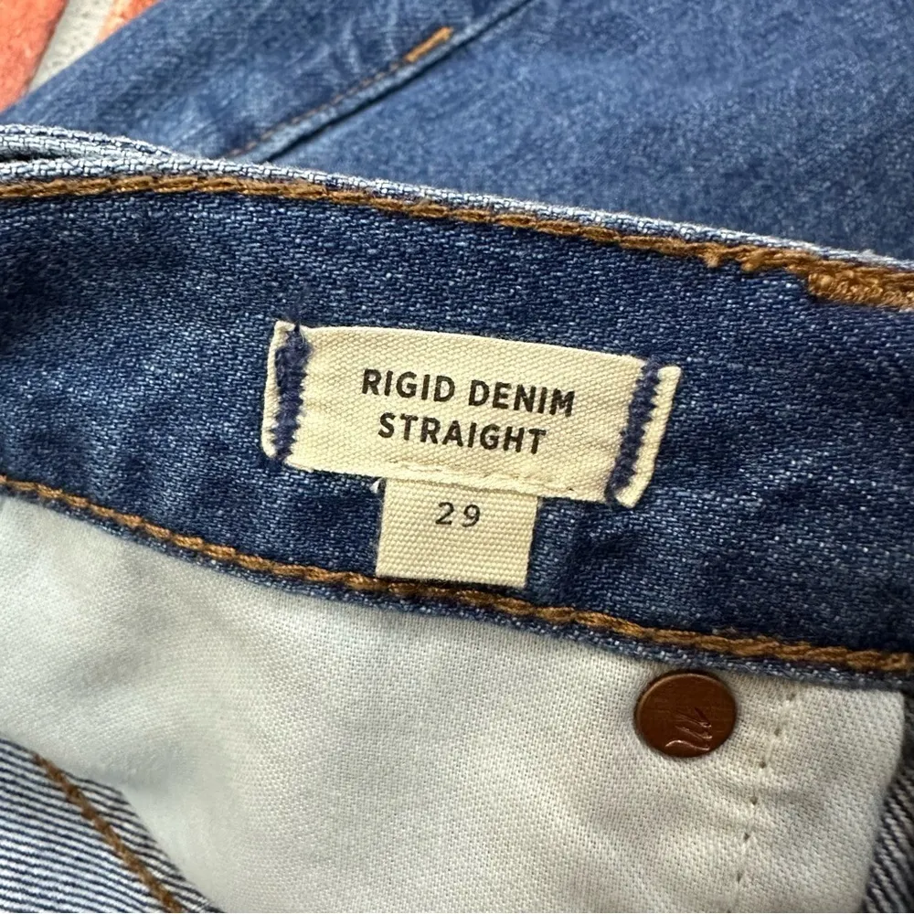 NWT Madewell Rigid Denim Straight Mini Skirt in Haydel Wash: Tie-Waist Edition - Image 8