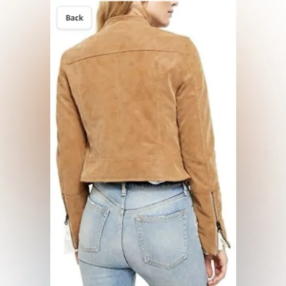 NWT Free People Fenix Vegan Leather Moto Jacket ** READ DESCRIPTION ABOUT FIT ** - Image 2