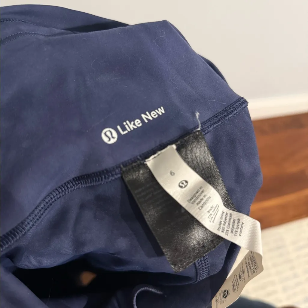 Lululemon Wunder Under Train Leggings – Blue Tie-Dye, Size 6 - Image 6