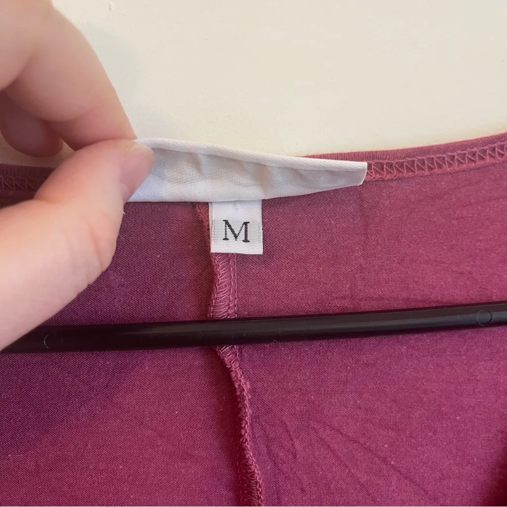 Bryn Walker Tunic Top M Popover Relaxed Oversized Bamboo Organic Lagenlook Artsy - Image 4