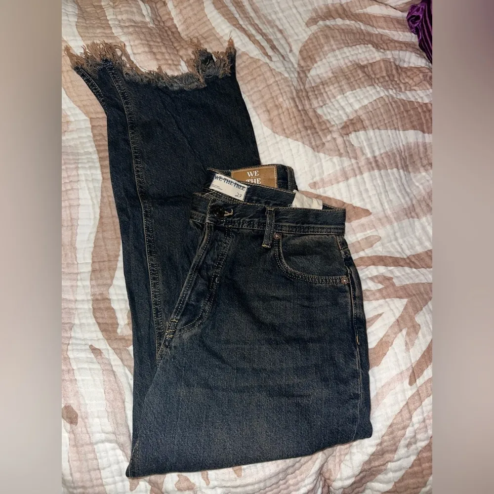 NWOT Free People Maggie Mid Rise In Back Alley Blue - Image 6