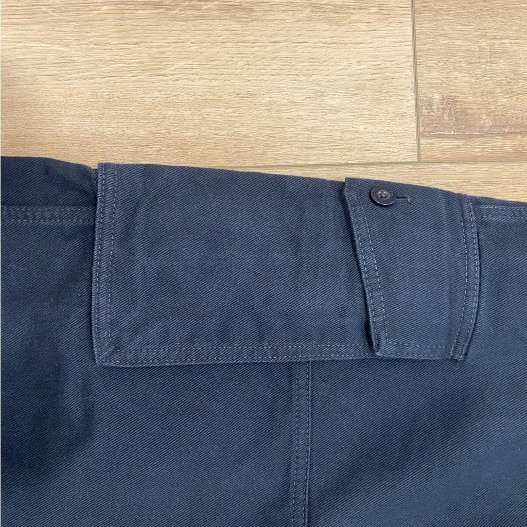 🌟ARITZIA🌟 TNA TROOP COTTON CARGO PANTS WIDE LEG BLACK SZ 4 - Image 5