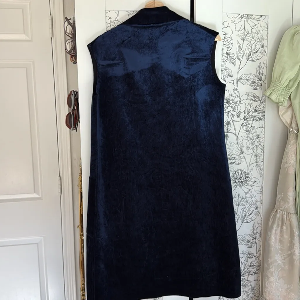 Chiara Boni velvet Hana long vest - Image 13