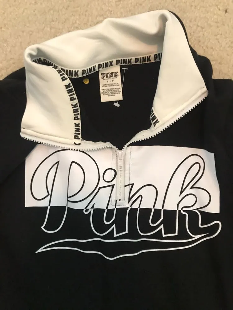 PINK Pullover In Black And White - Image 2