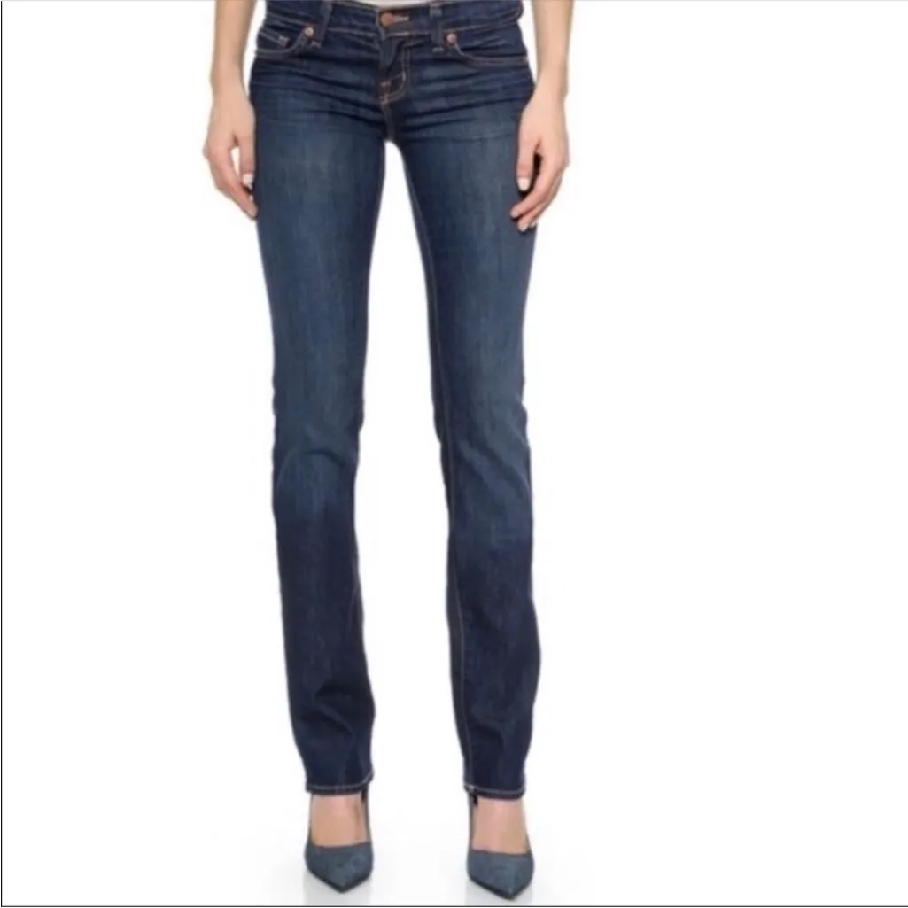 J Brand Classic Cigarette Straight Leg Denim Jeans in Bayou Indigo Blue Size 28 - Image 4