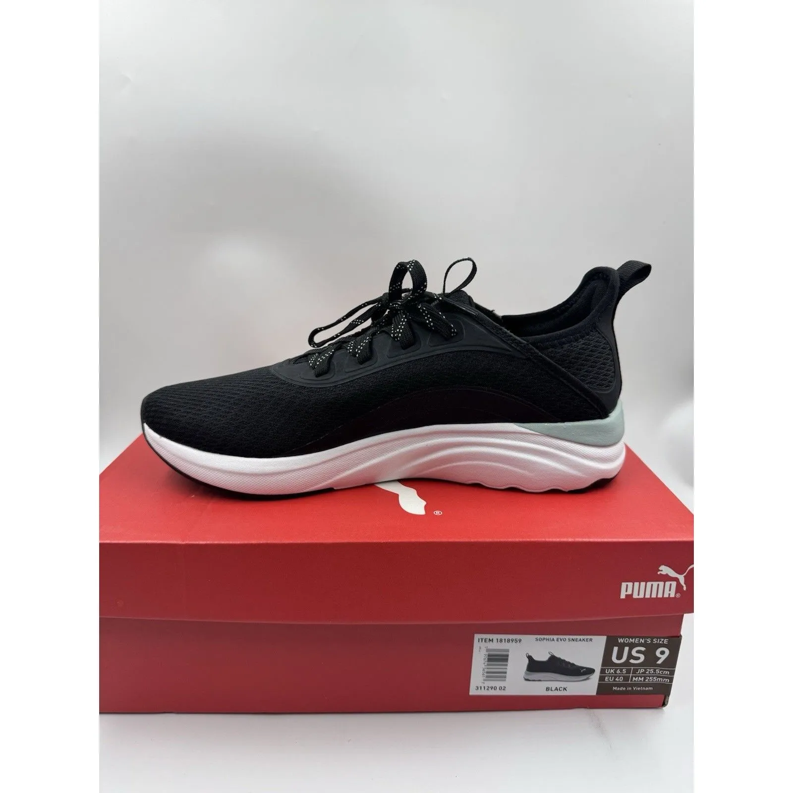 PUMA Sophia EVO Women’s Softride Running Walking Lightweight Sneaker Black Sz 9 - Image 11