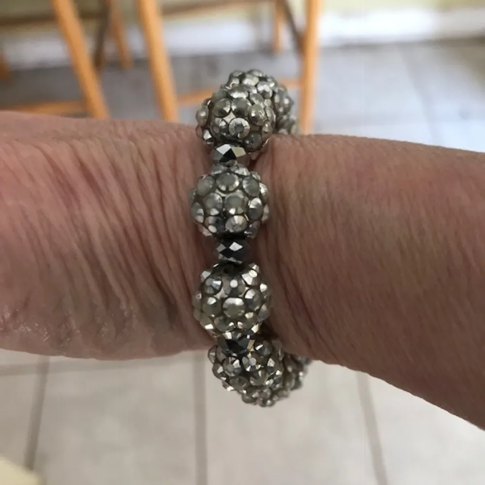 Metallic Silver Color bracelet Retro Disco Trendy - Image 5