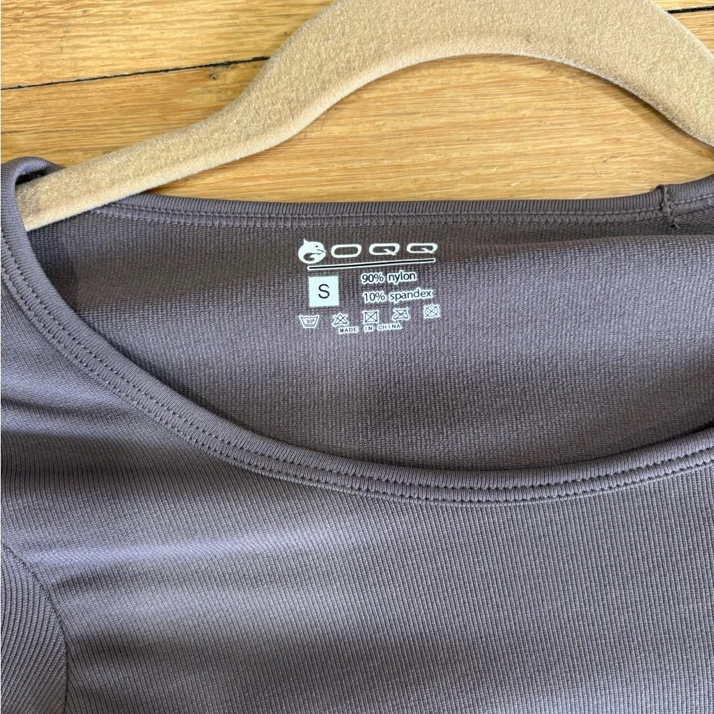 OQQ taupe Bodysuit - Image 3