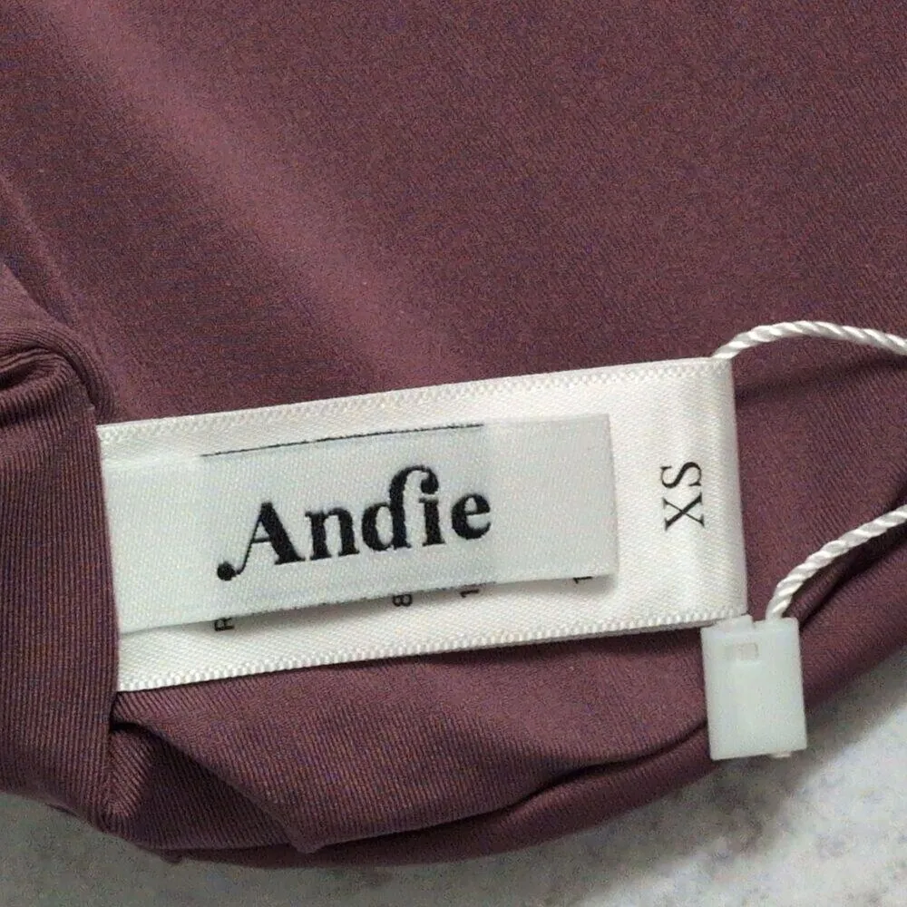 Andie Swim The Snap Scoop Top Cactus Flower Strappy Solid Bikini Top XS NWT - Image 6