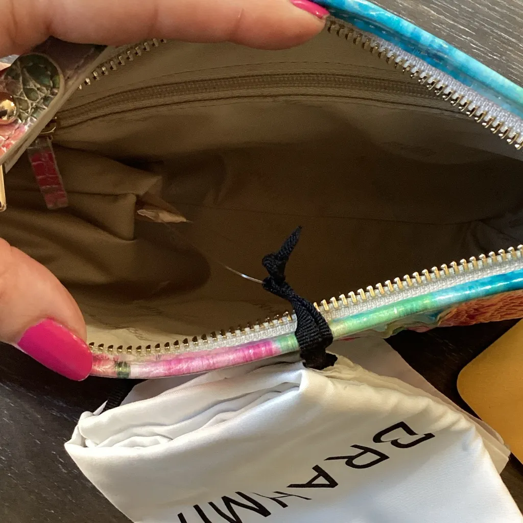 Brahmin Lorelei Impression Melbourne Croc-Embossed Leather Shoulder Bag - Image 5