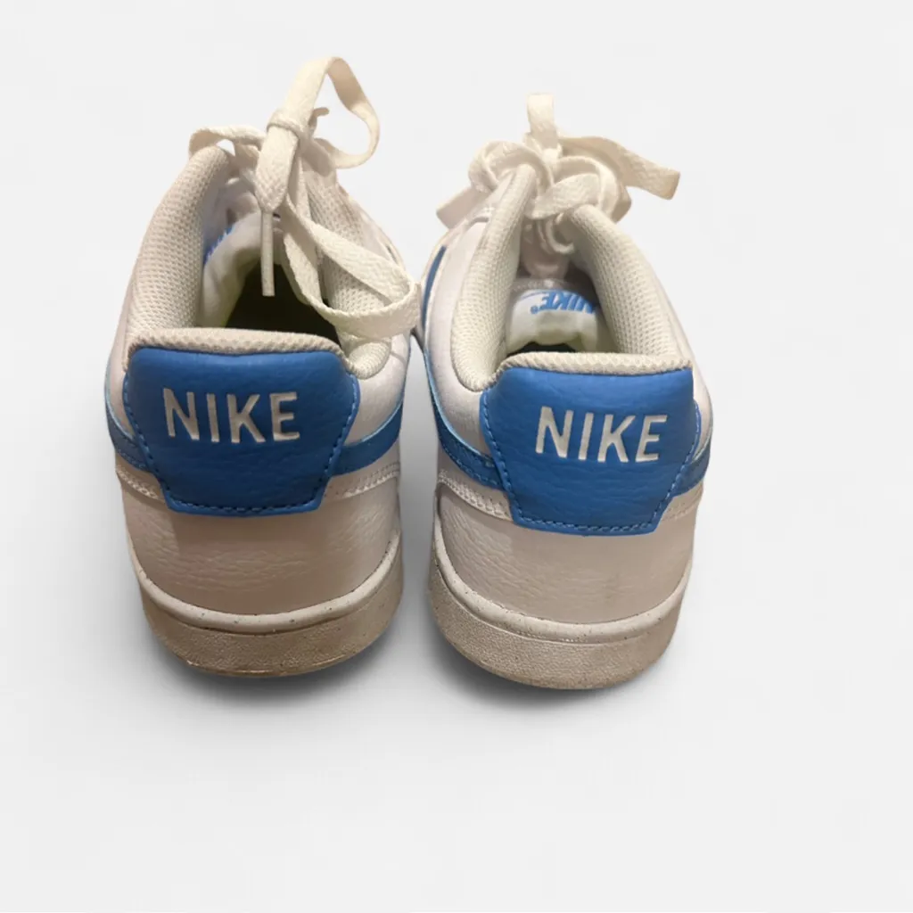 Nike White and Blue Women's Sneakers - Image 3