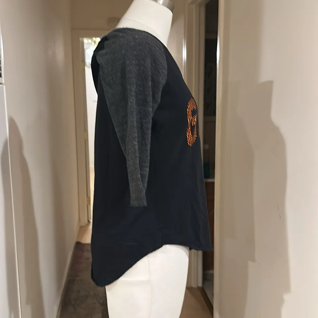 5th & Ocean Sequin giants 3/4 sleeve tee - Image 2