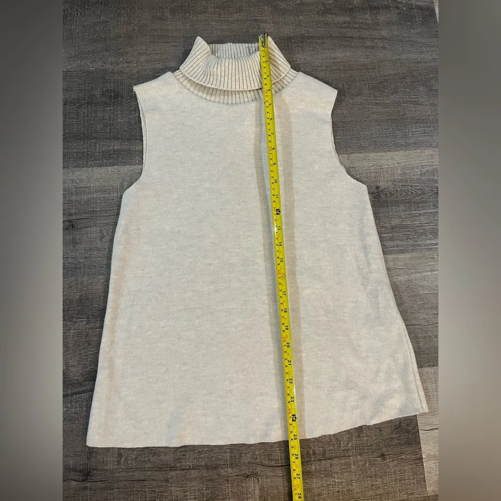 ZARA Oversized sleeveless turtleneck top - Image 7
