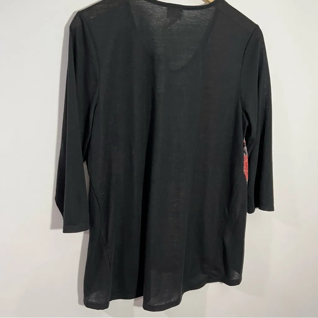 Chico's Mixed Suggestions Farrah Top Size Large Chico's Size 2‎ - Image 5