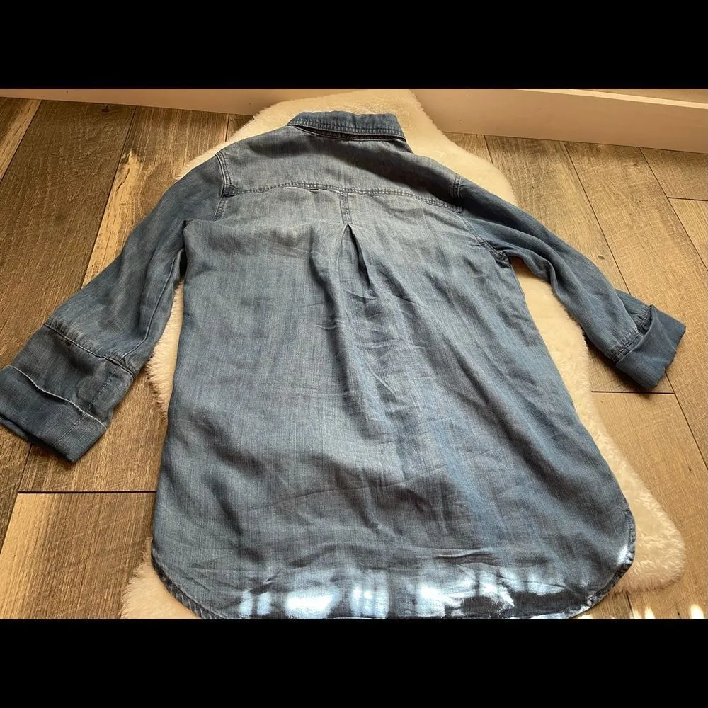 Cloth & Stone Denim Button Down Top - Image 6