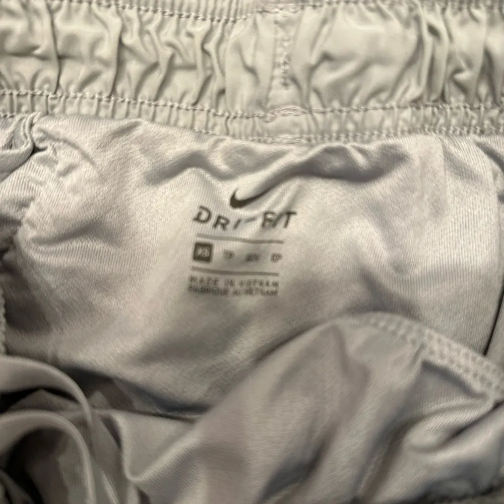 Women’s Light Gray Lined Nike Running Shorts- Line New - Image 3