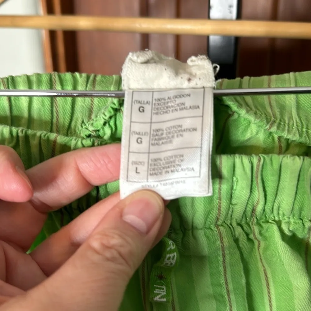 Disney Tinker Bell Pajama Green Pants Size Large - Image 5