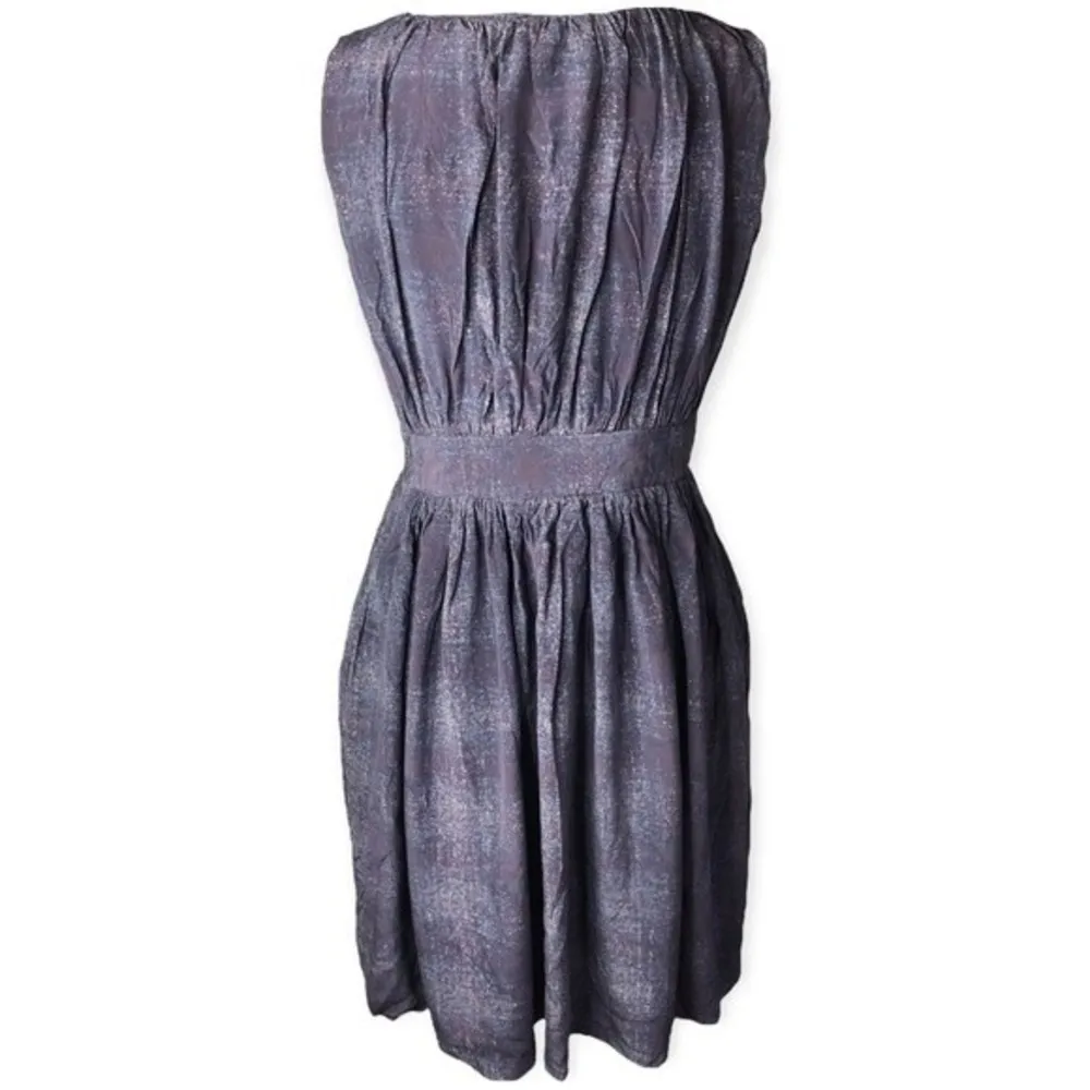 Anthropologie Mise En Scene By Ruffian Fall 2010 Purple Silk Dress - Image 97