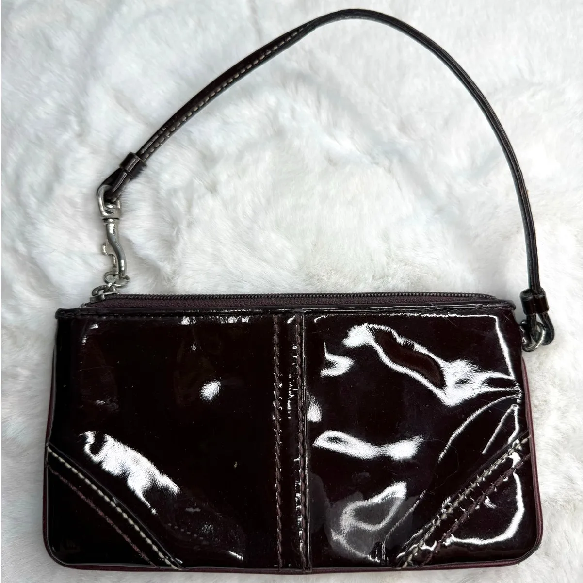 COACH Patent Leather Wristlet - Image 2