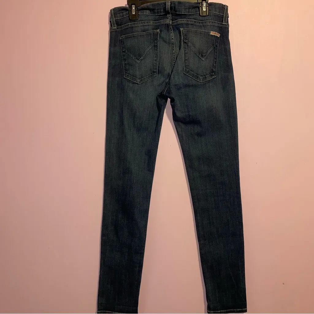 Hudson Jeans Colette Mid Rise Skinny Stretch Cascade Women Size 29 Casual Denim - Image 8