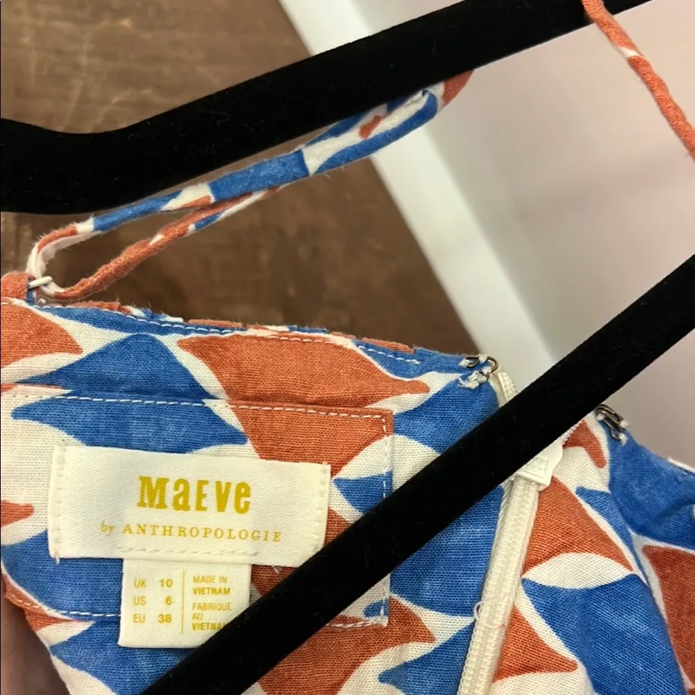 Anthropologie Vibrant Geometric Dress - Image 3