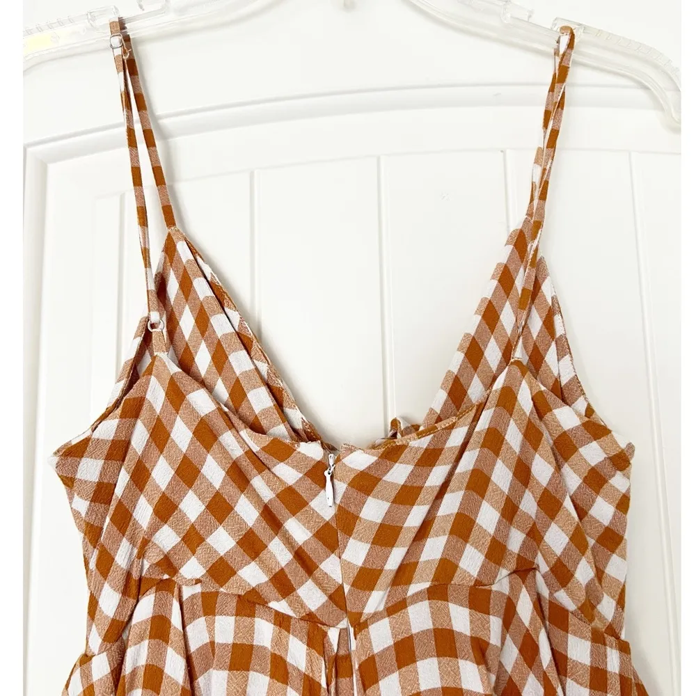 Saylor  Laken Gingham Jumpsuit - Image 8