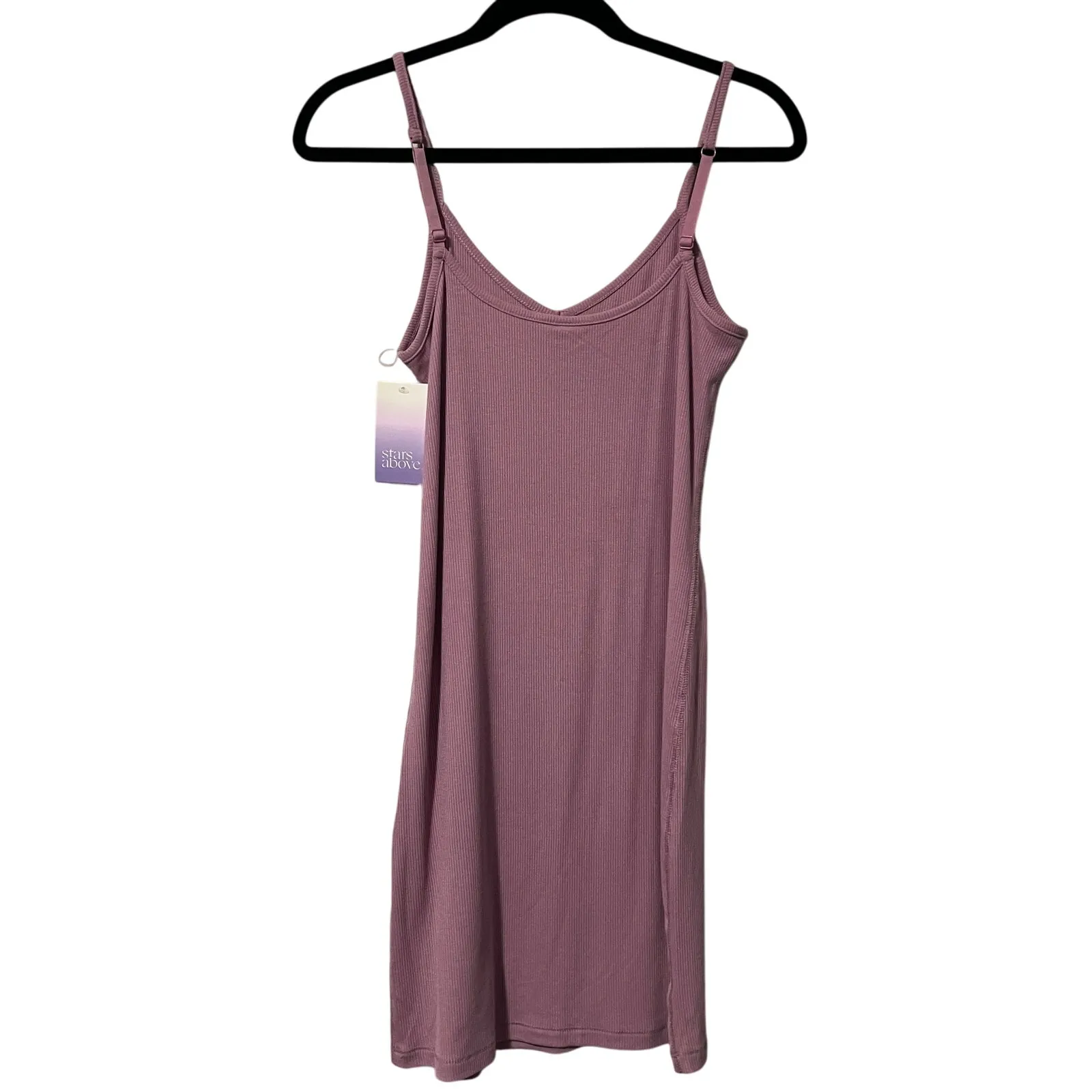 Stars Above Women's Beautifully Soft Purple Ribbed Nightgown - Size XS - NWT - Image 4