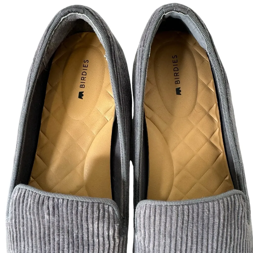 Birdies The Swift Charcoal Gray Corduroy Slip On Shoes 10 - Image 13
