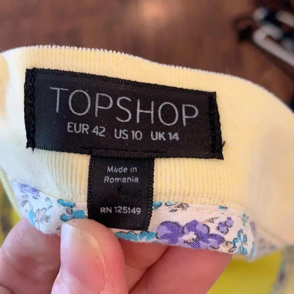 Topshop yellow skirt   - Image 5